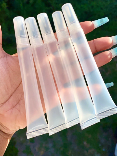 15mL Empty Slim Lip Gloss Tubes- Clear