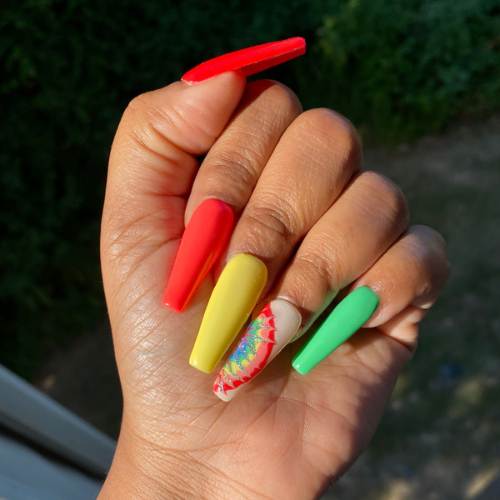 Happy Rainbow Nail Set